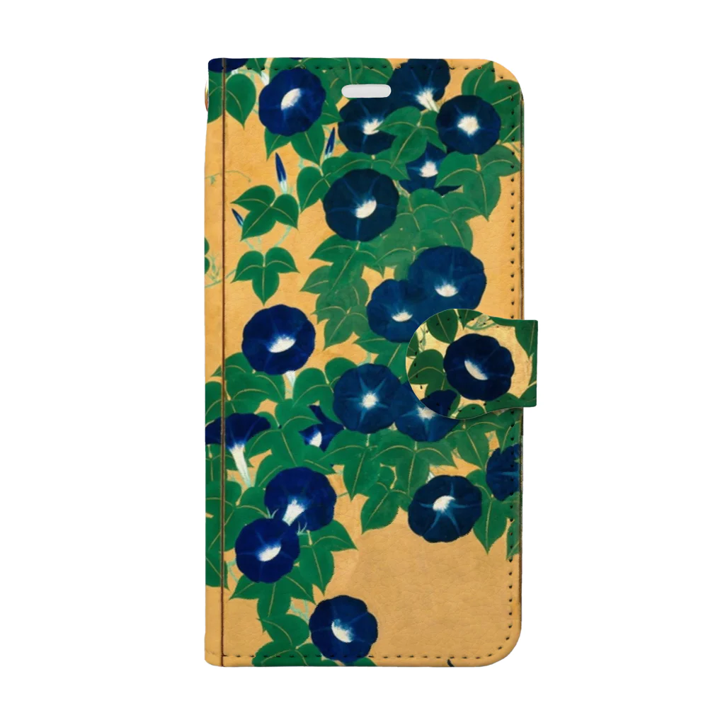 HOKO-ANの鈴木其一　朝顔図屏風 Book-Style Smartphone Case