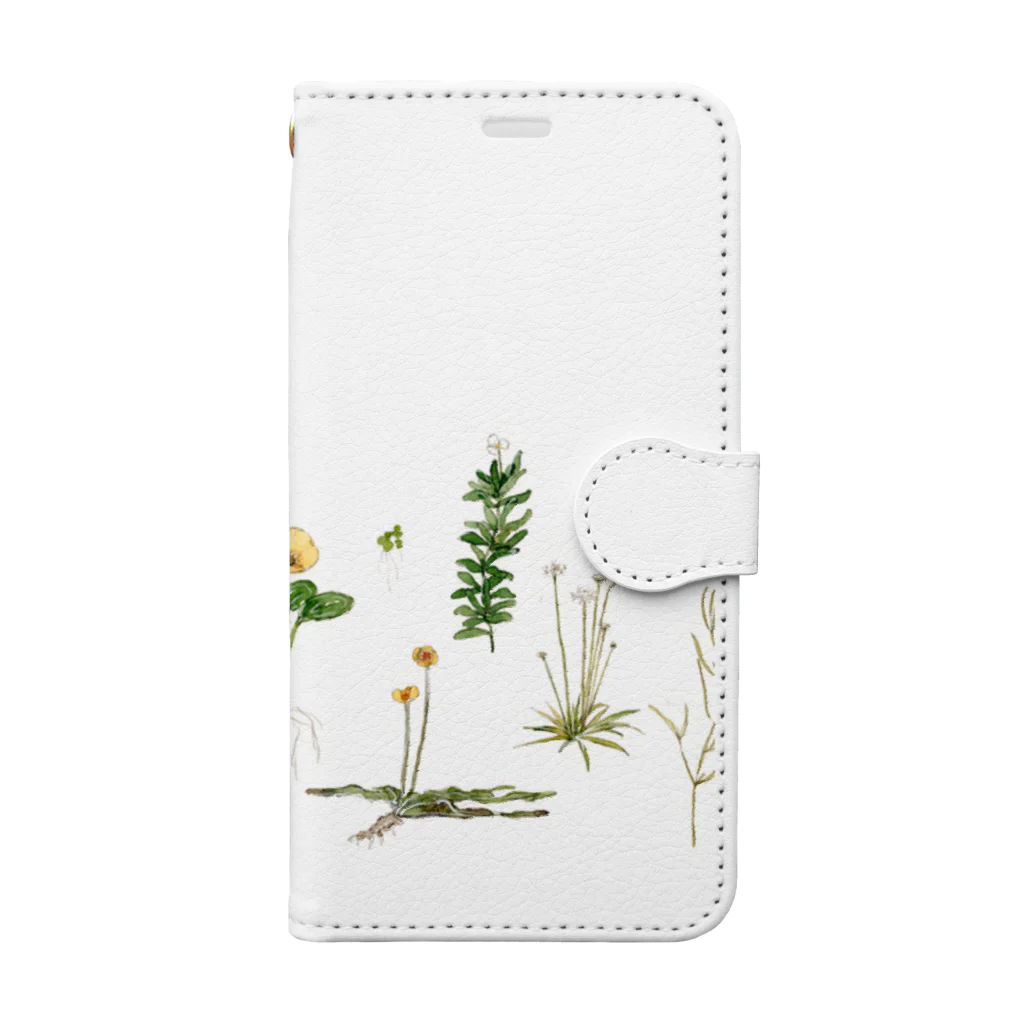 しの原しのの水草と花 Book-Style Smartphone Case