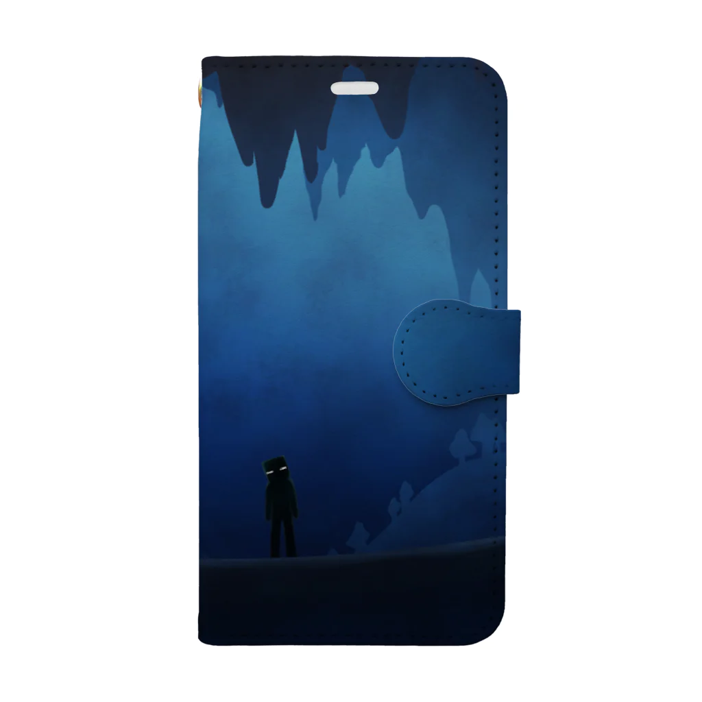 MenmeωのIn deep cave Book-Style Smartphone Case