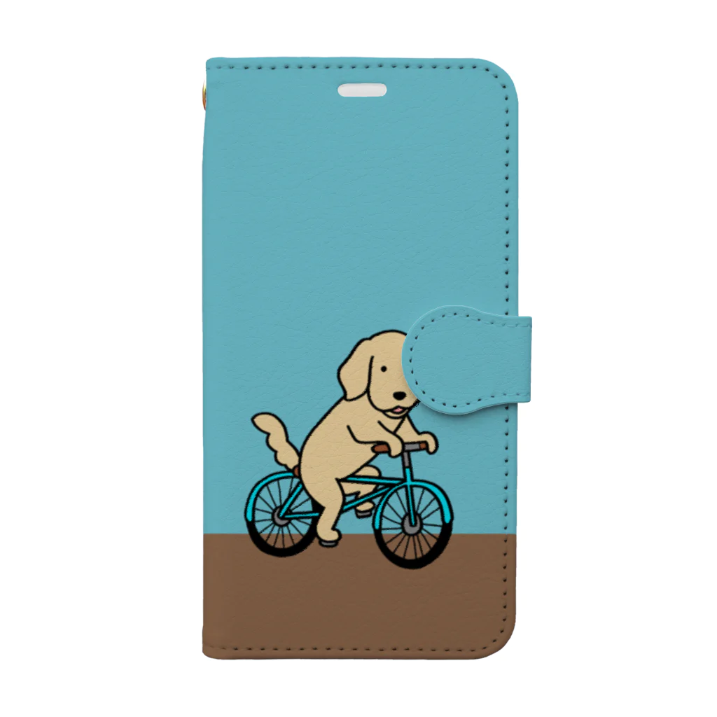 efrinmanのbicycle 3（ブルー） Book-Style Smartphone Case