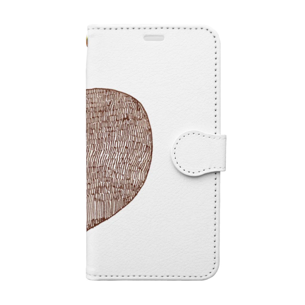 AMANDA SHOPのHUG (モノクロ) Book-Style Smartphone Case