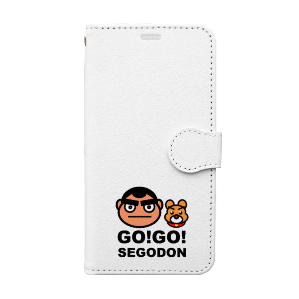 KAGOSHIMA GO!GO!PROJECT | 鹿児島 ゴーゴープロジェクトの【GO!GO! SEGODON/ゴーゴー西郷どん】 Book-Style Smartphone Case