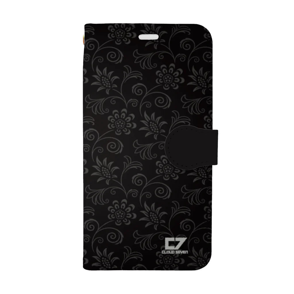 cloud 7のDARK FLORAL Book-Style Smartphone Case