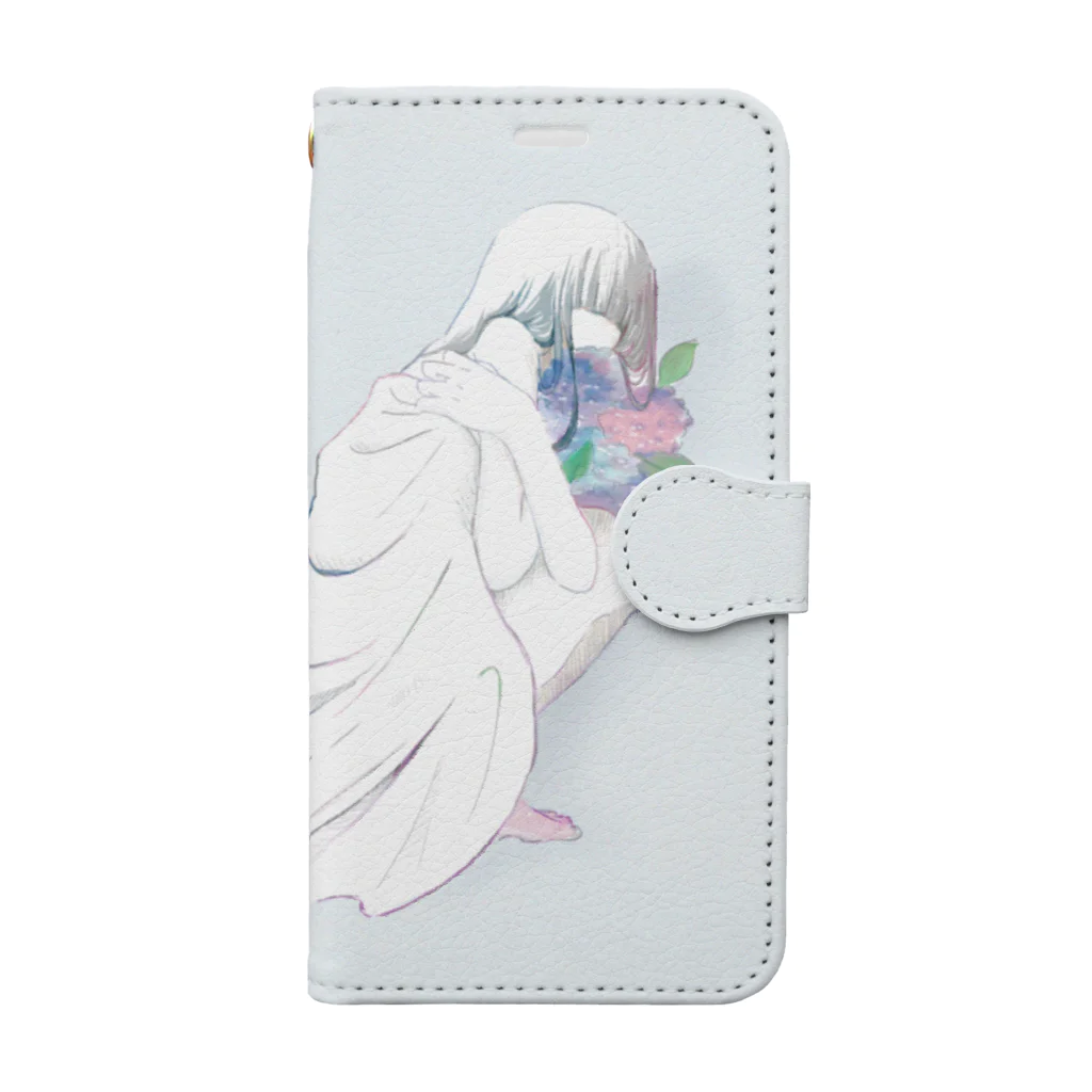 ban_goodsのhydrangea Book-Style Smartphone Case