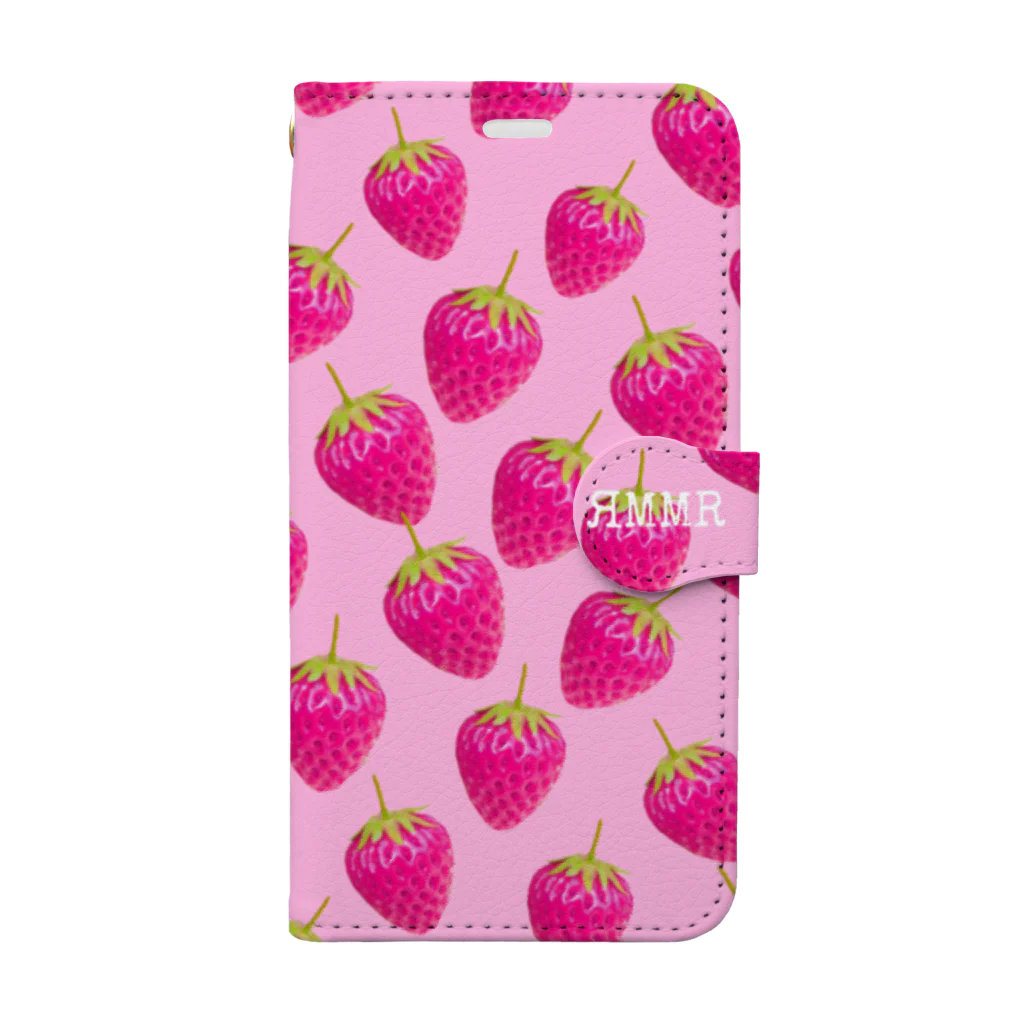 ЯMMRの苺づくし🍓 Book-Style Smartphone Case