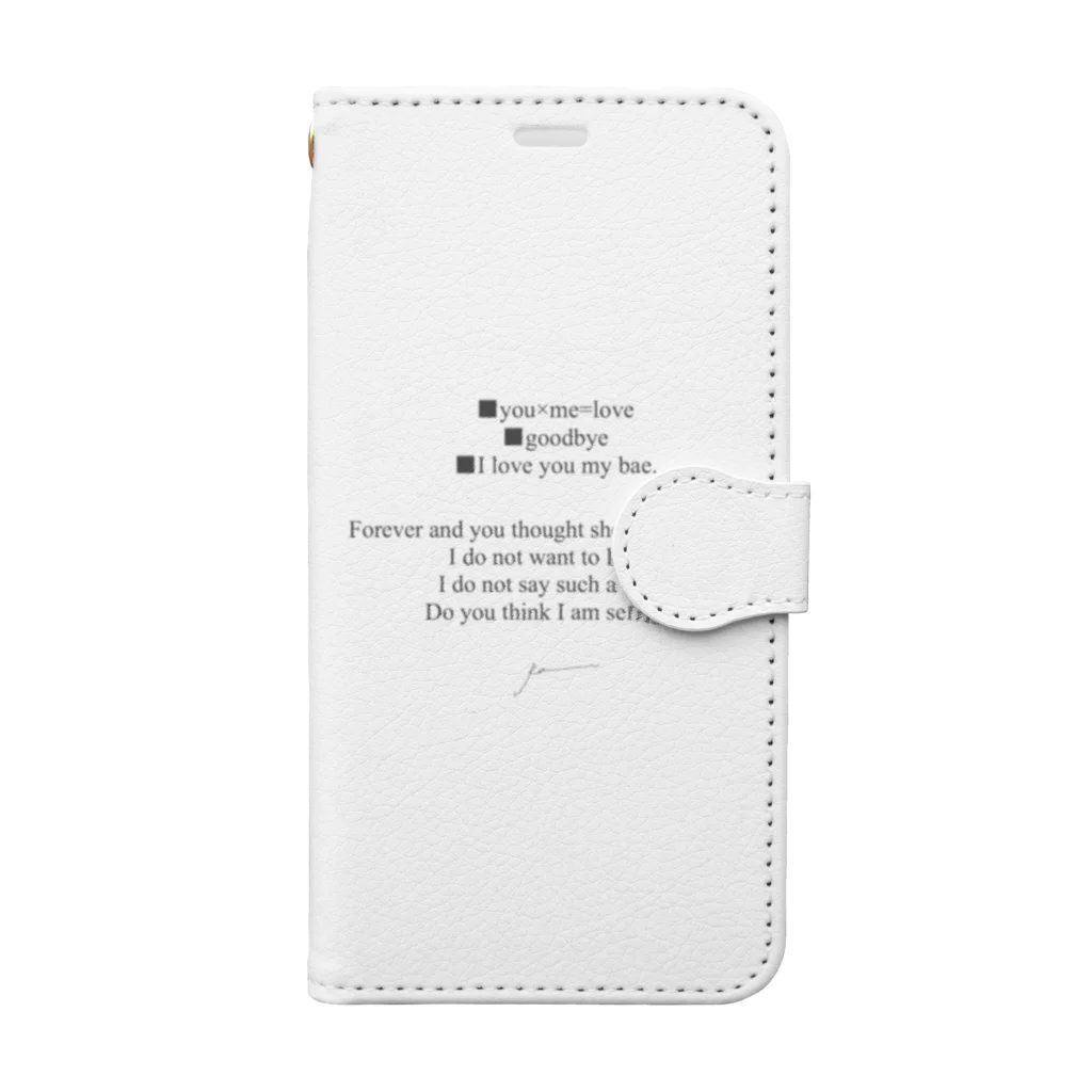 Ran.のRan. Book-Style Smartphone Case