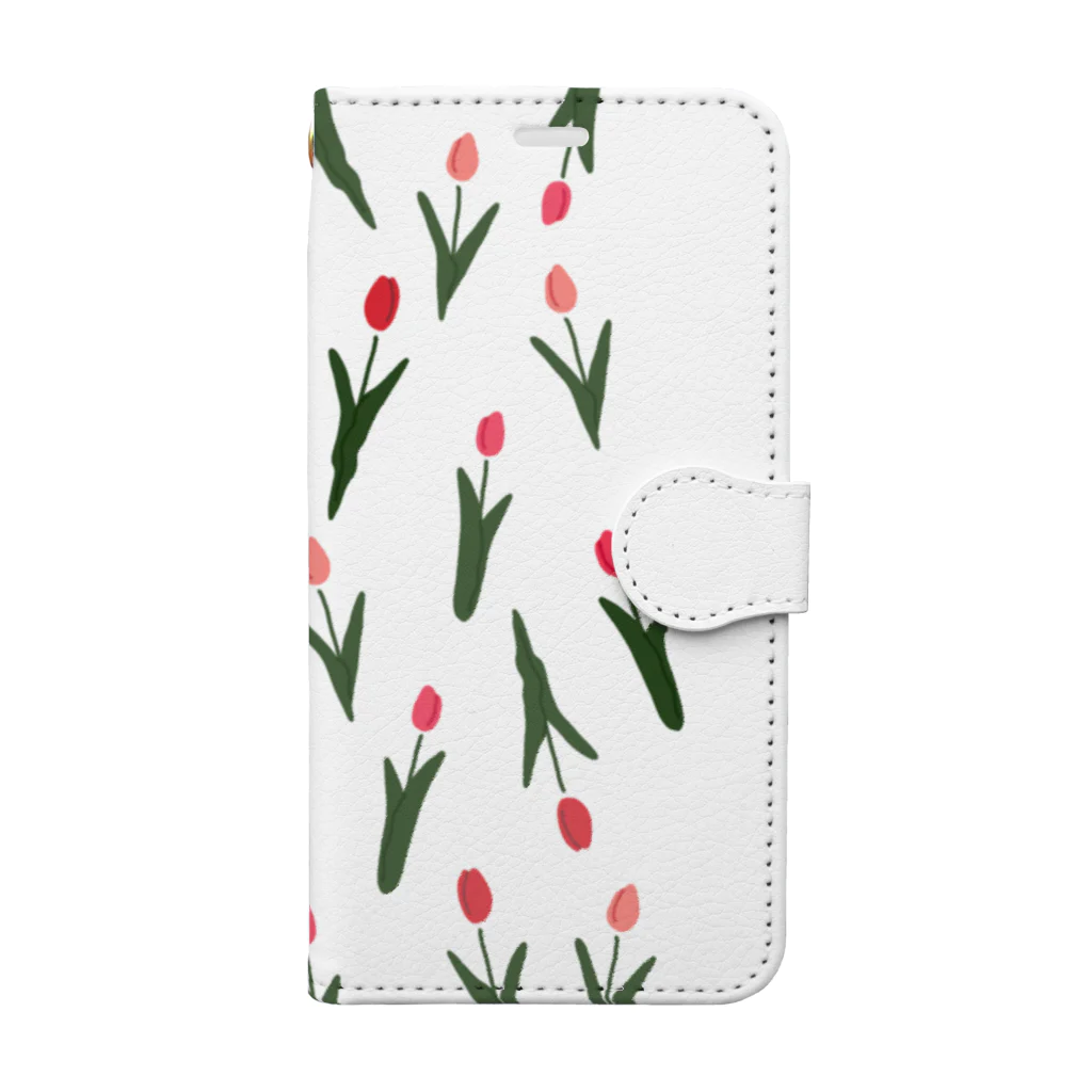 ▷            chiroruの🌷  tulip Book-Style Smartphone Case