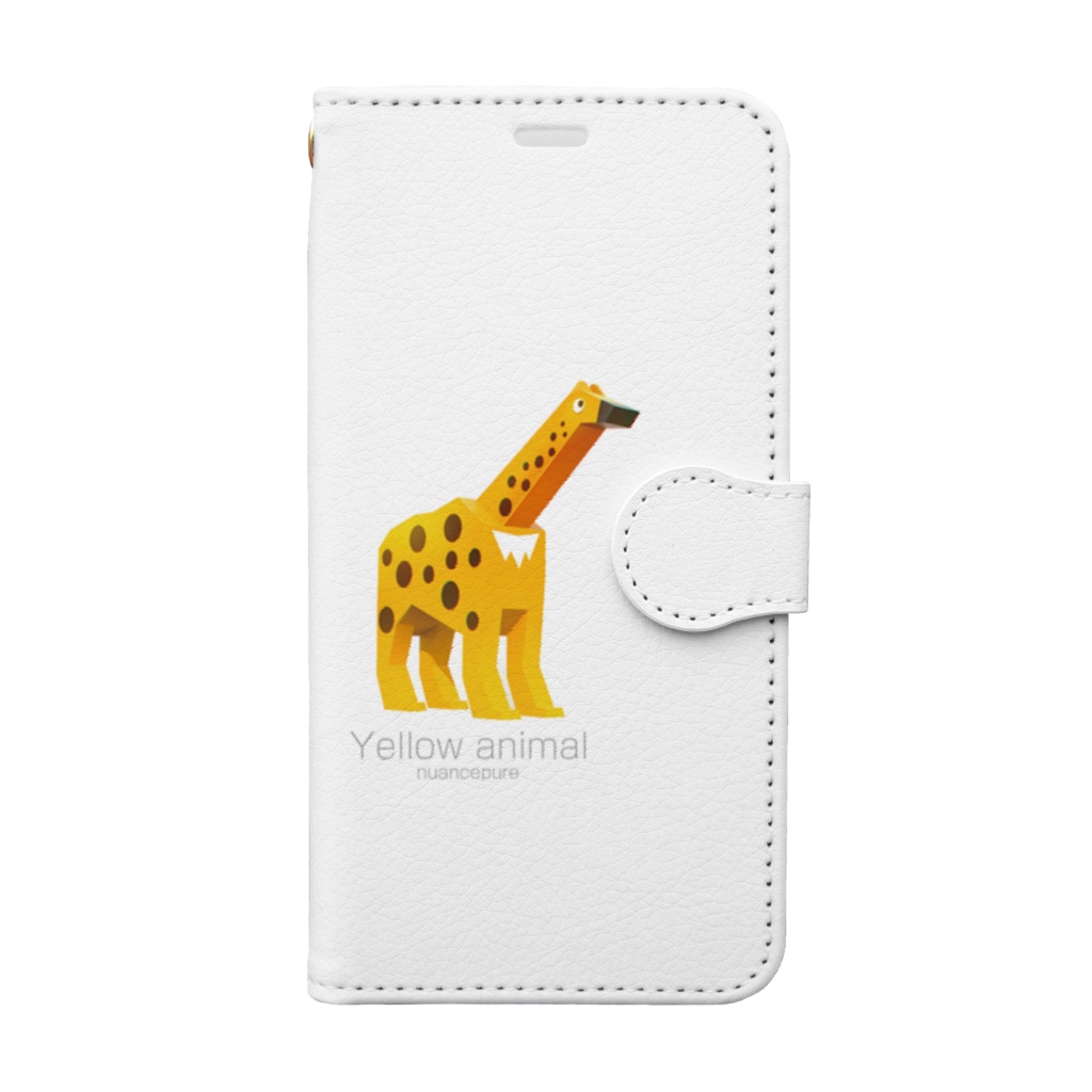 ハヅケイのオミセ。の  いえろーあにまる。 Book-Style Smartphone Case