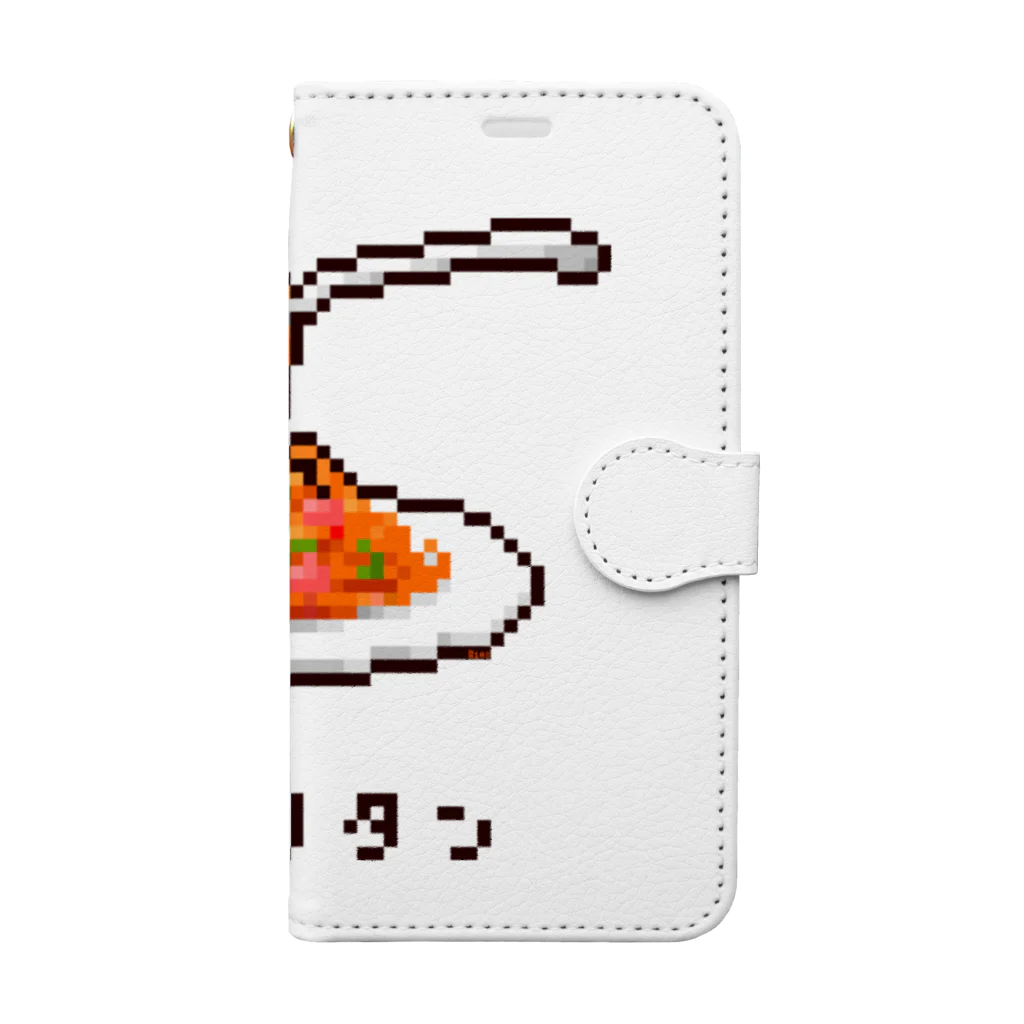 m :)のナポリタン Book-Style Smartphone Case