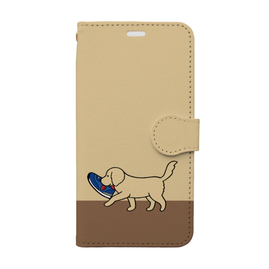 efrinmanの師匠と弟子（イエロー） Book-Style Smartphone Case