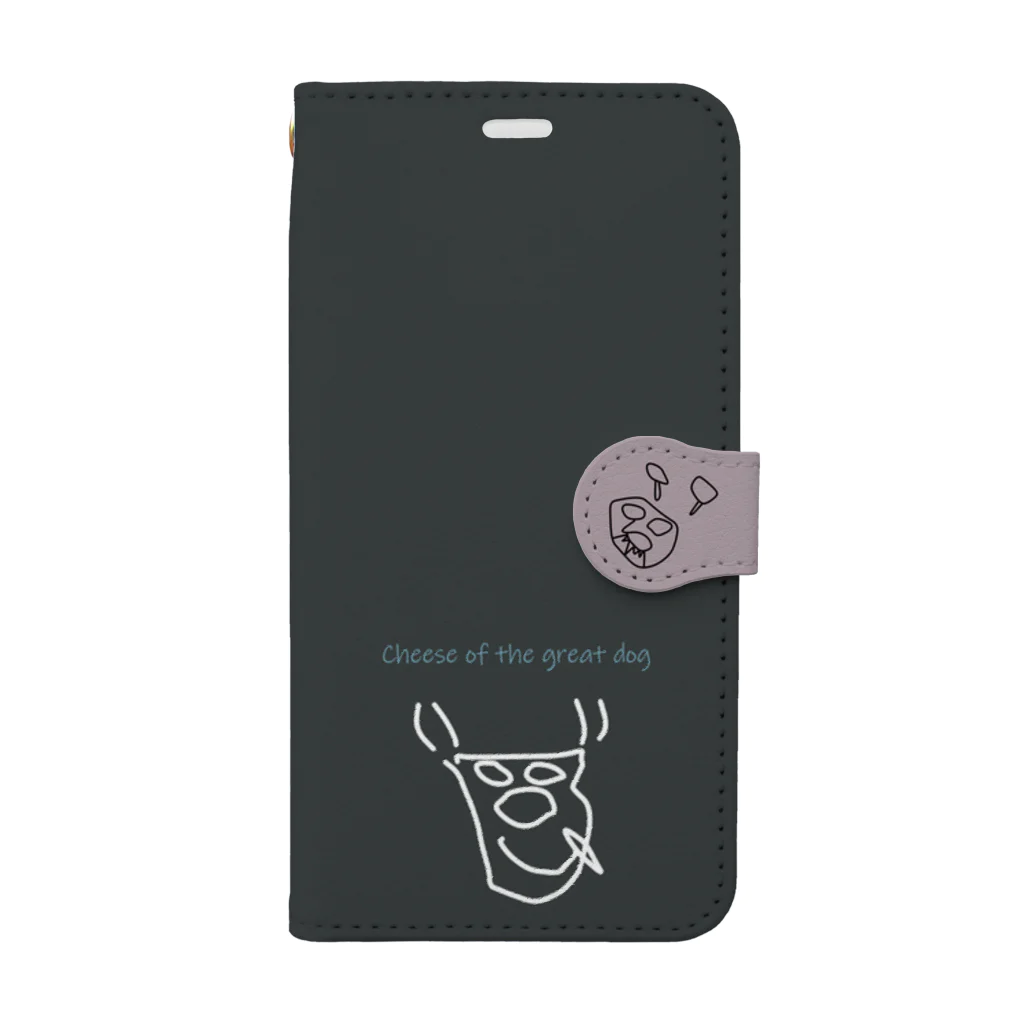 kinokoentertainmentの凛さんの犬の絵 Book-Style Smartphone Case