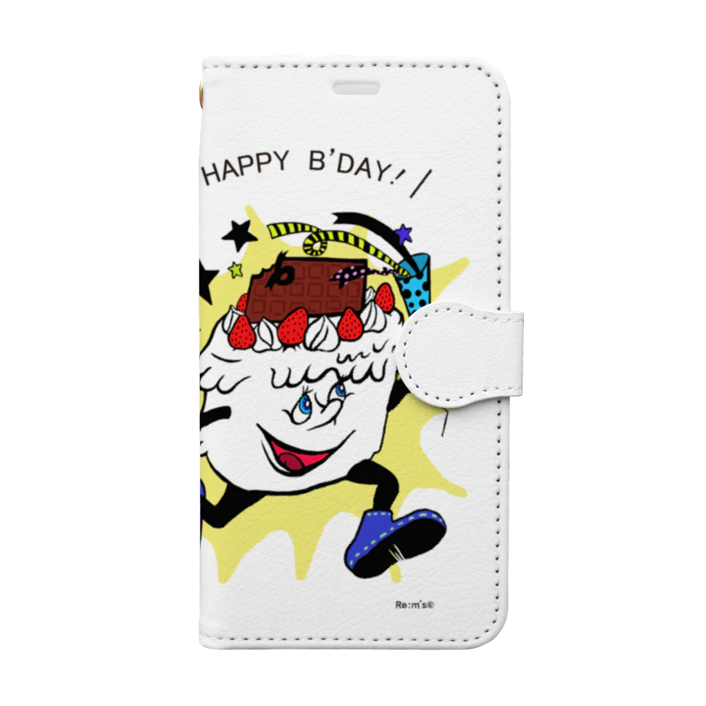 Re:m'sのHAPPY BOY Book-Style Smartphone Case