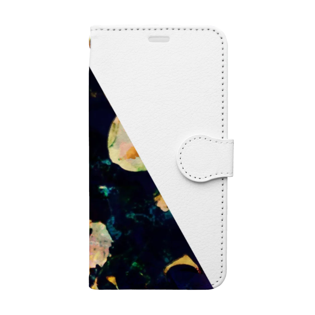 NoraUprise-sの▲5【三角形の穴】  Book-Style Smartphone Case