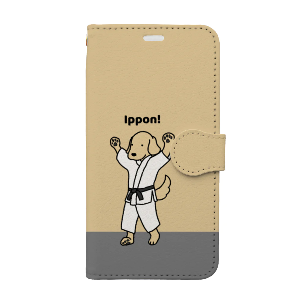 efrinmanのjudo（イエロー） Book-Style Smartphone Case