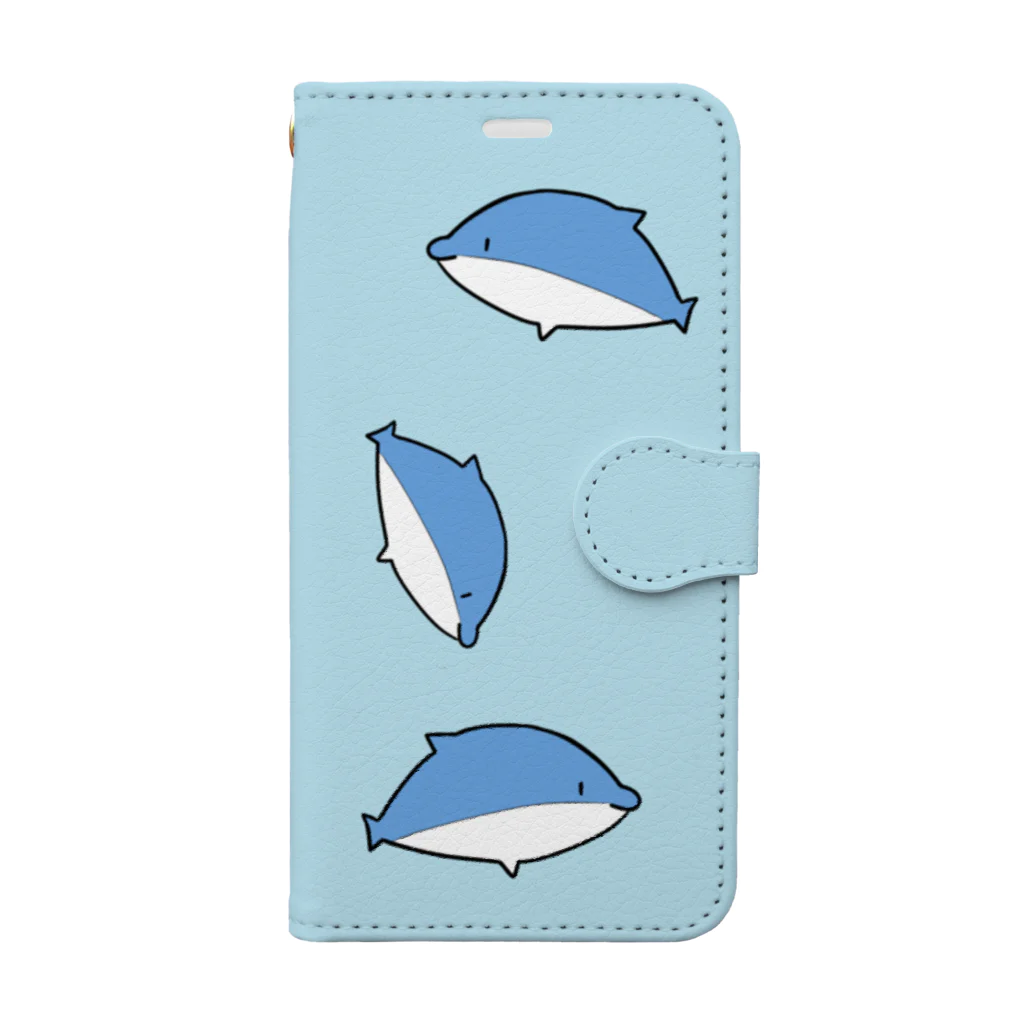 Menmeωのいるか Book-Style Smartphone Case