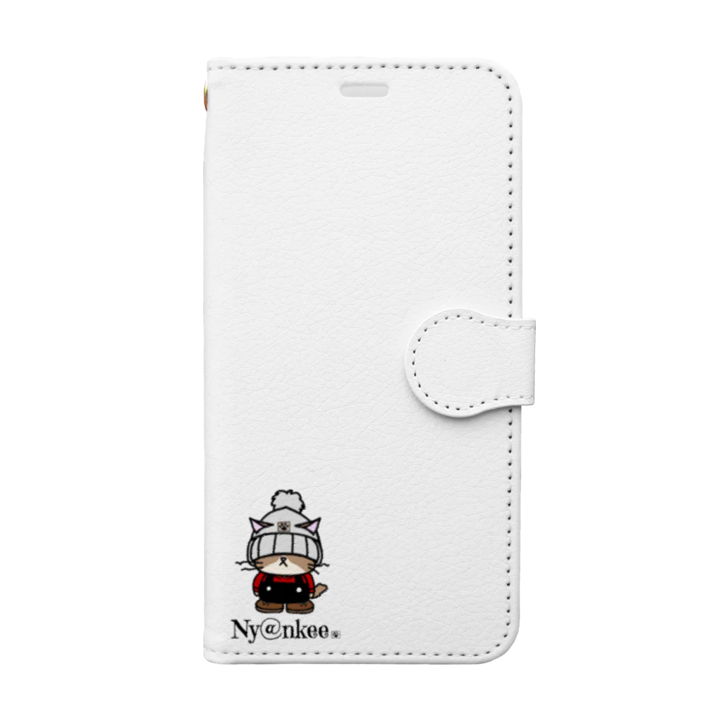 Ny@nkeeのニット帽のあいつ (Ny@nkee) Book-Style Smartphone Case