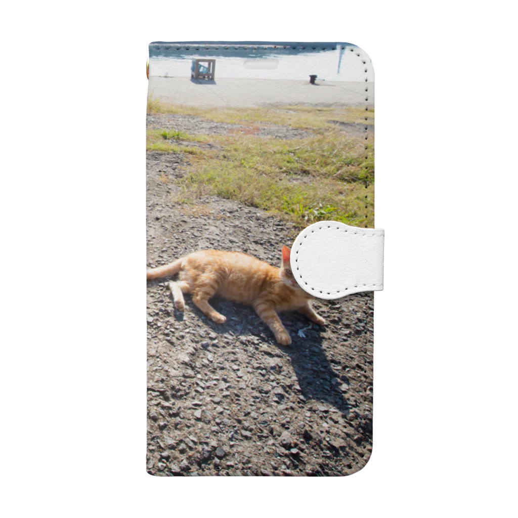 猫写真家　森永健一 にゃんこ屋 SUZURIストアの空中殺法 Book-Style Smartphone Case