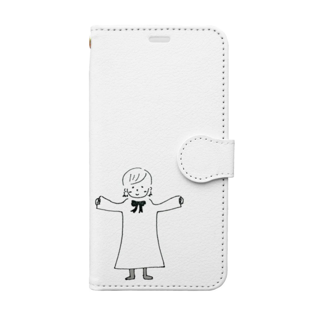 mJASMINEのだぼっとワンピが好き Book-Style Smartphone Case