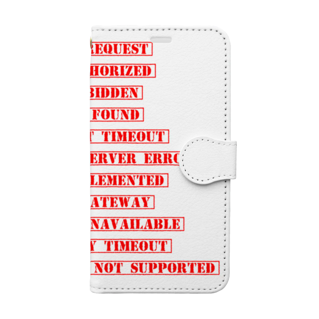 moCoのERROR CODE Book-Style Smartphone Case