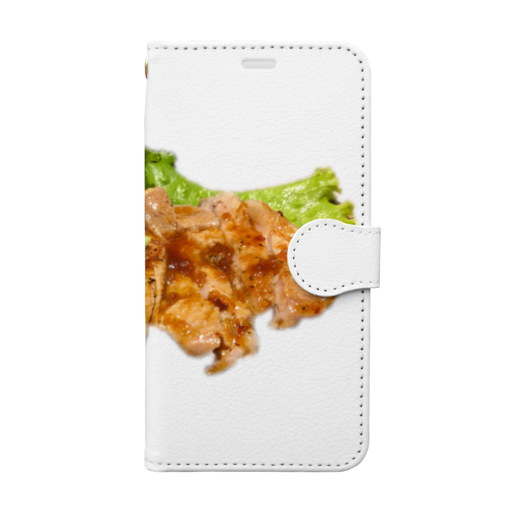 ZUUUUMの美味しいトンテキ Book-Style Smartphone Case