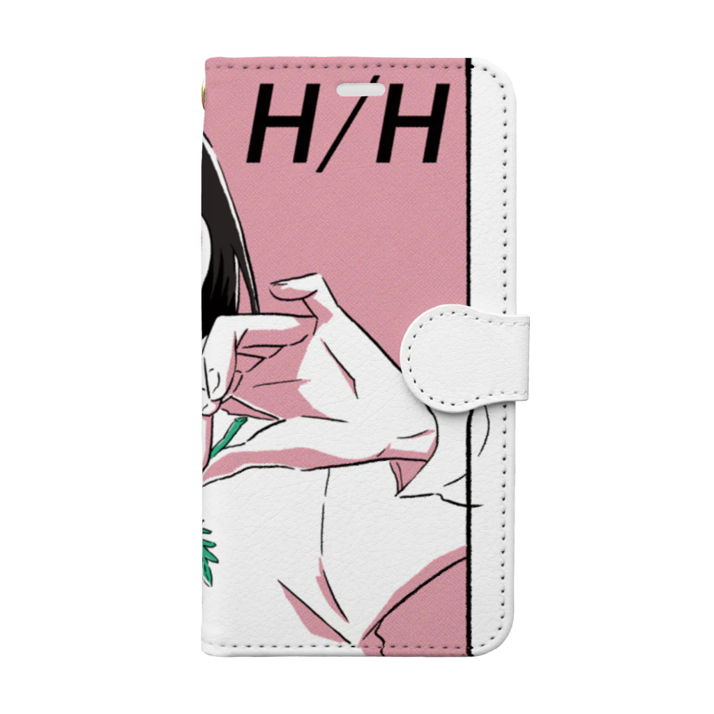 HAGU HOSHINO COLLABORATION STOREの【町田メロメ】HAGU HOSHINO Smartphone Case Book-Style Smartphone Case