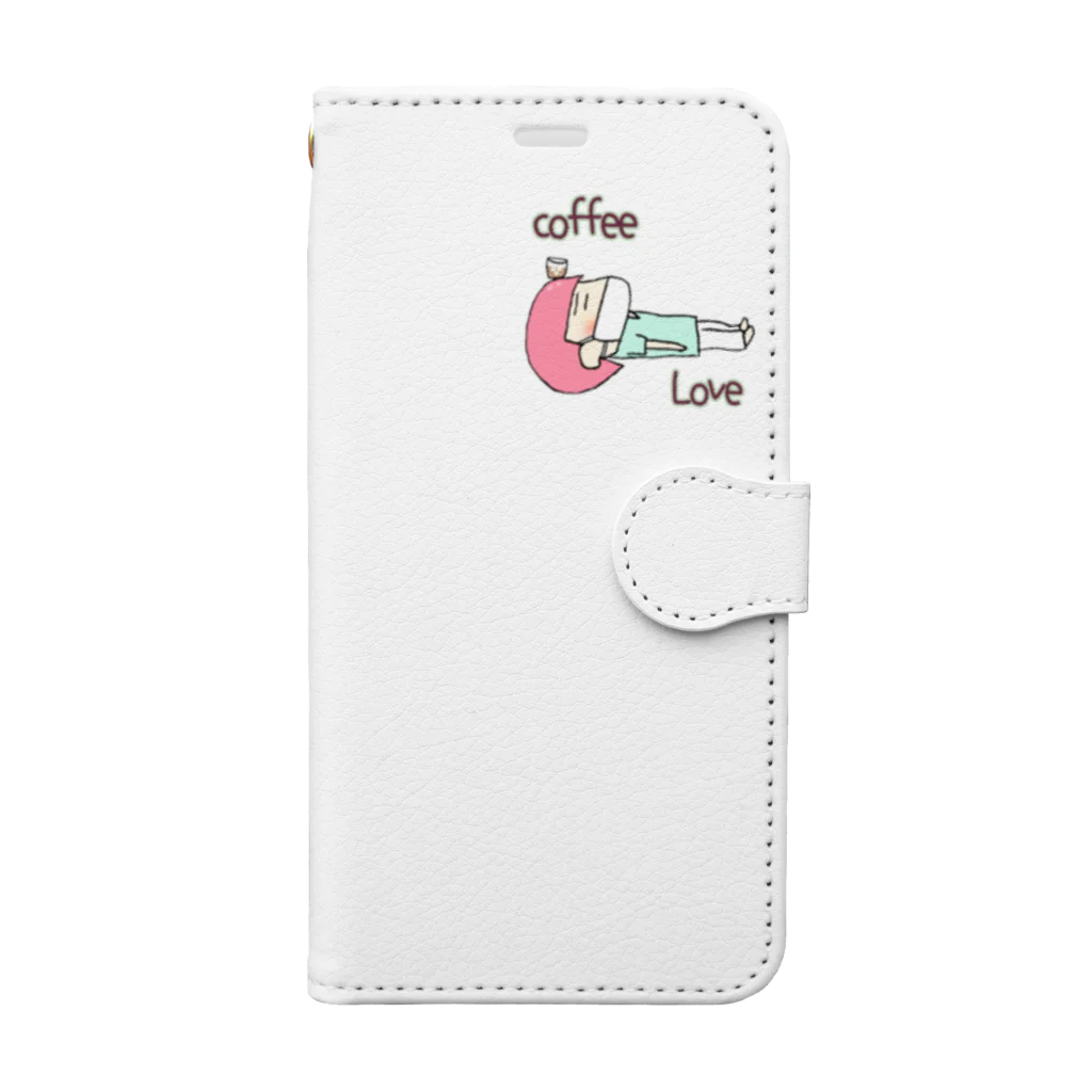 あけみの時間のコーヒー大好き Book-Style Smartphone Case