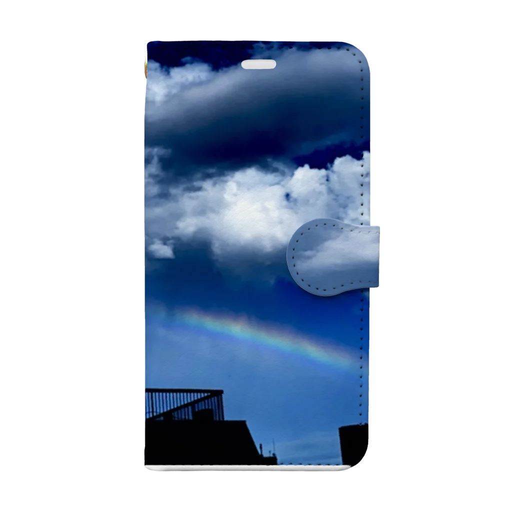 Traumerei lab.の雨のち虹 Book-Style Smartphone Case