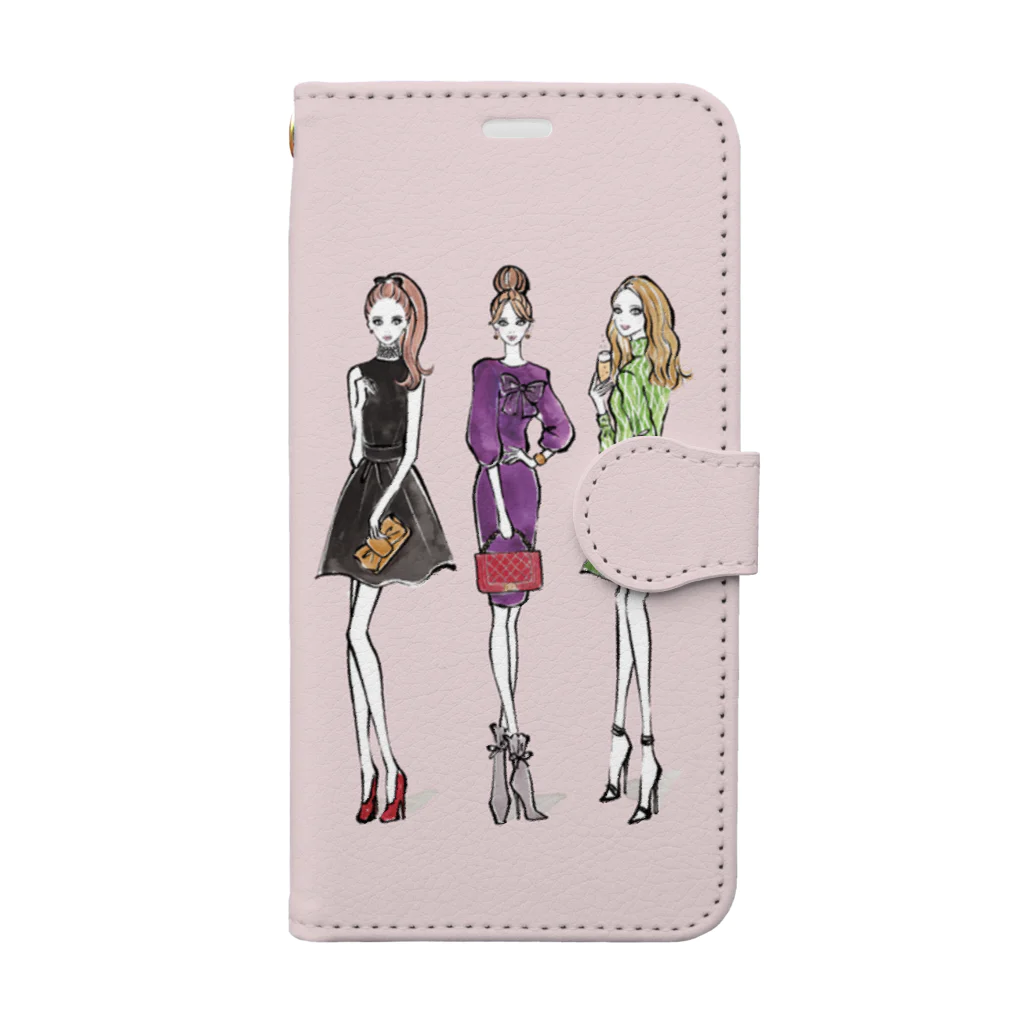 YUKA YASUTOMIのGirls Book-Style Smartphone Case