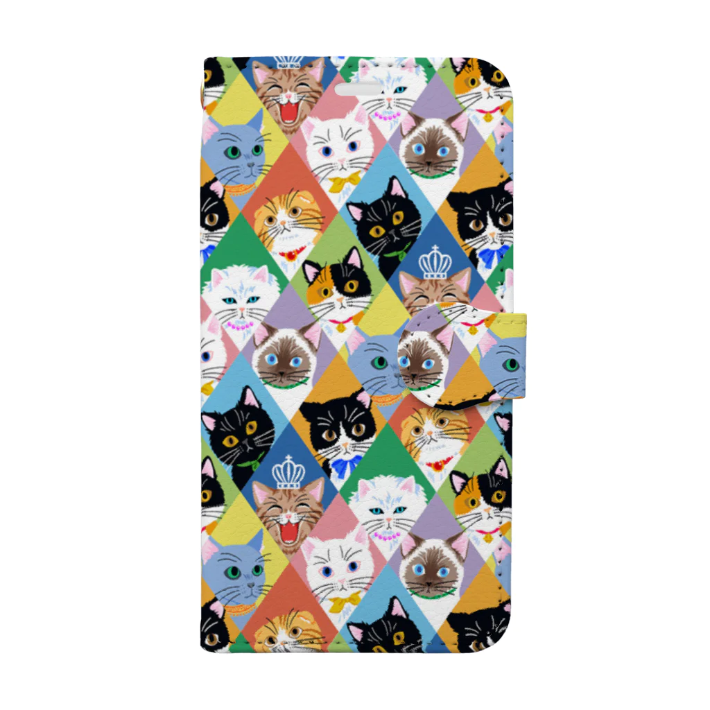 tsugumi_shopのCats スマホケース Book-Style Smartphone Case