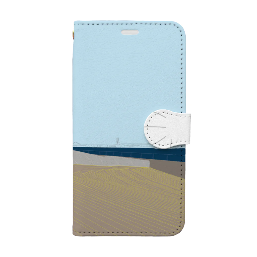 たるき工房の大さん橋に君と 【i Phone XS/X用】 Book-Style Smartphone Case