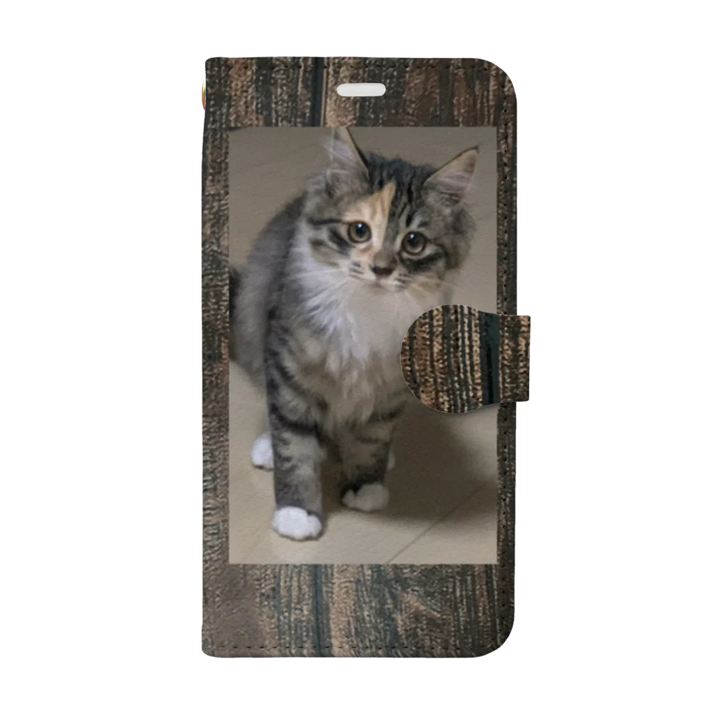 きなこ あずきショップのきなことあずき Book-Style Smartphone Case