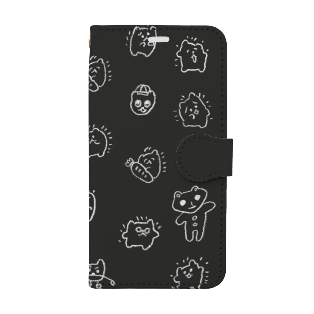 パイナップル通信のBlack Hotosan Book-Style Smartphone Case