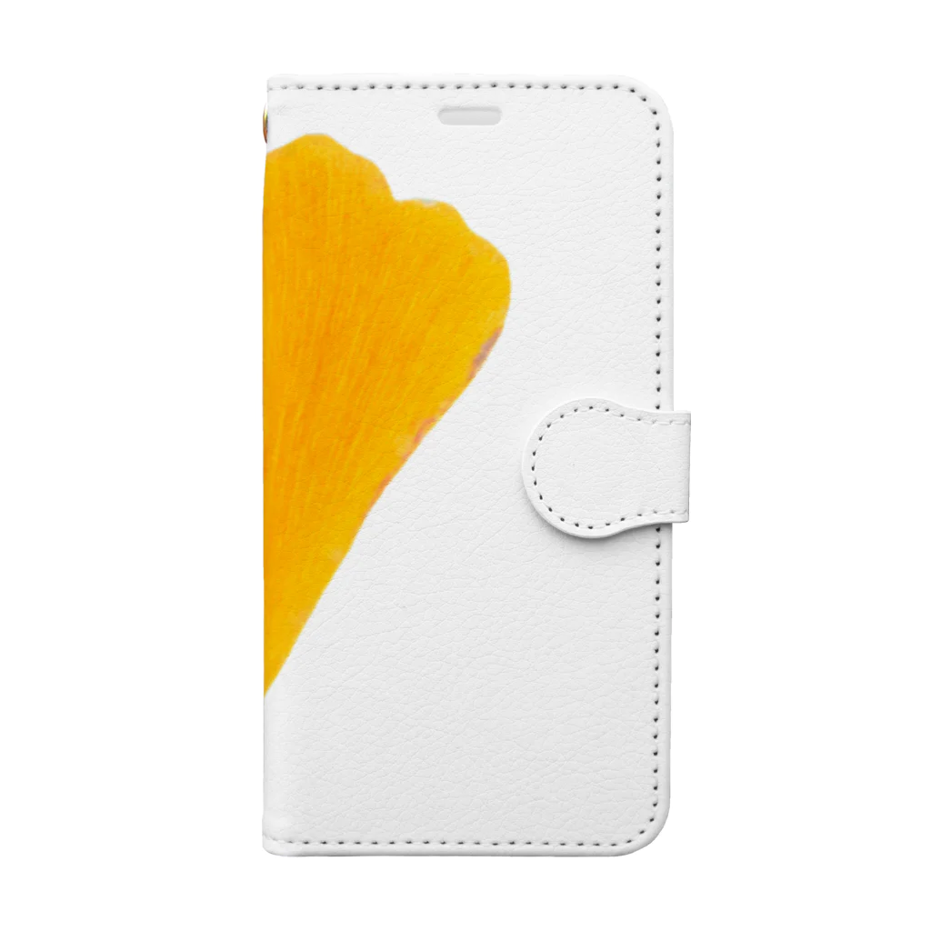 umameshiのイチョウ / ginkgo Book-Style Smartphone Case