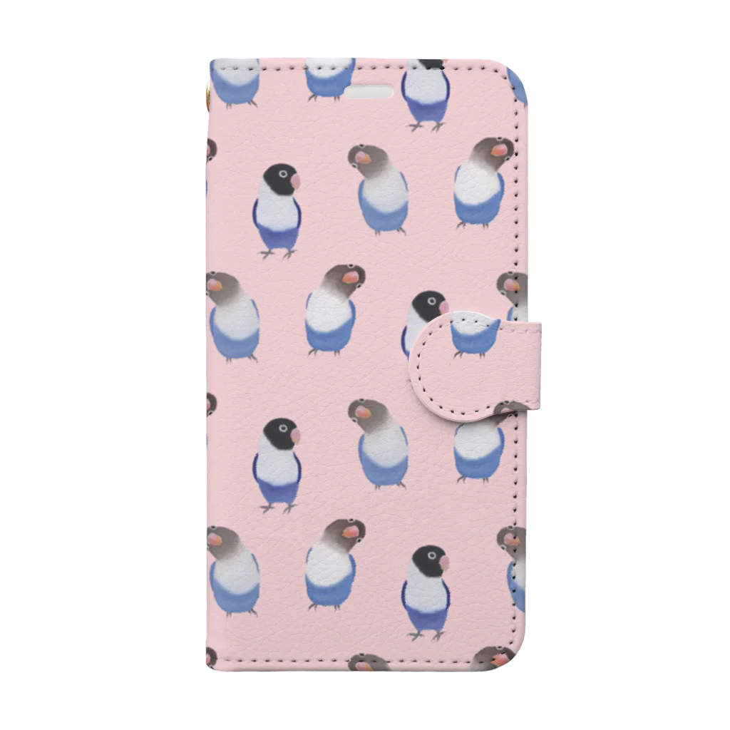 happybirdの無限とりニティ Book-Style Smartphone Case