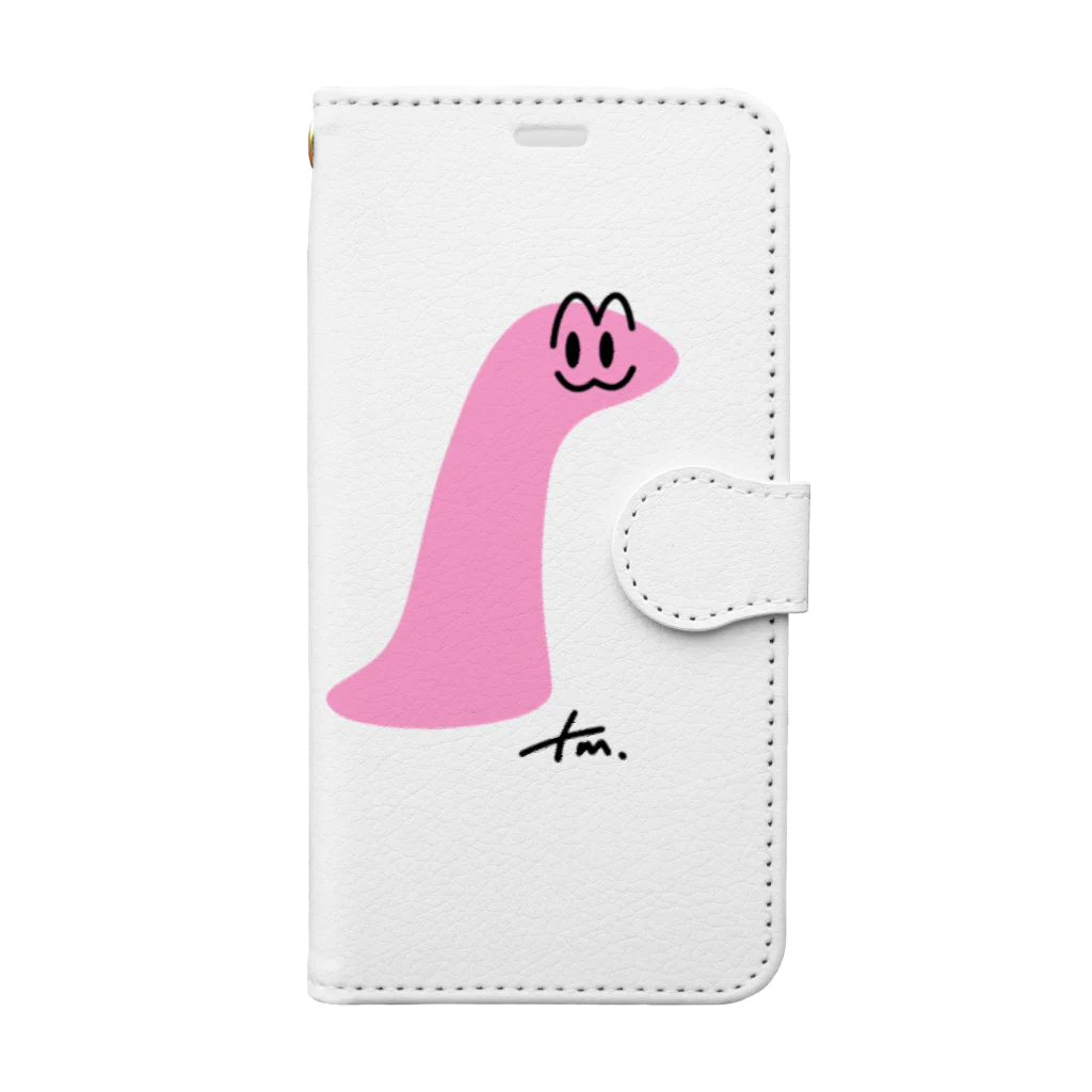 マチダタケルのSUZURIのお店のネス湖のネッシーUMAちゃん Book-Style Smartphone Case