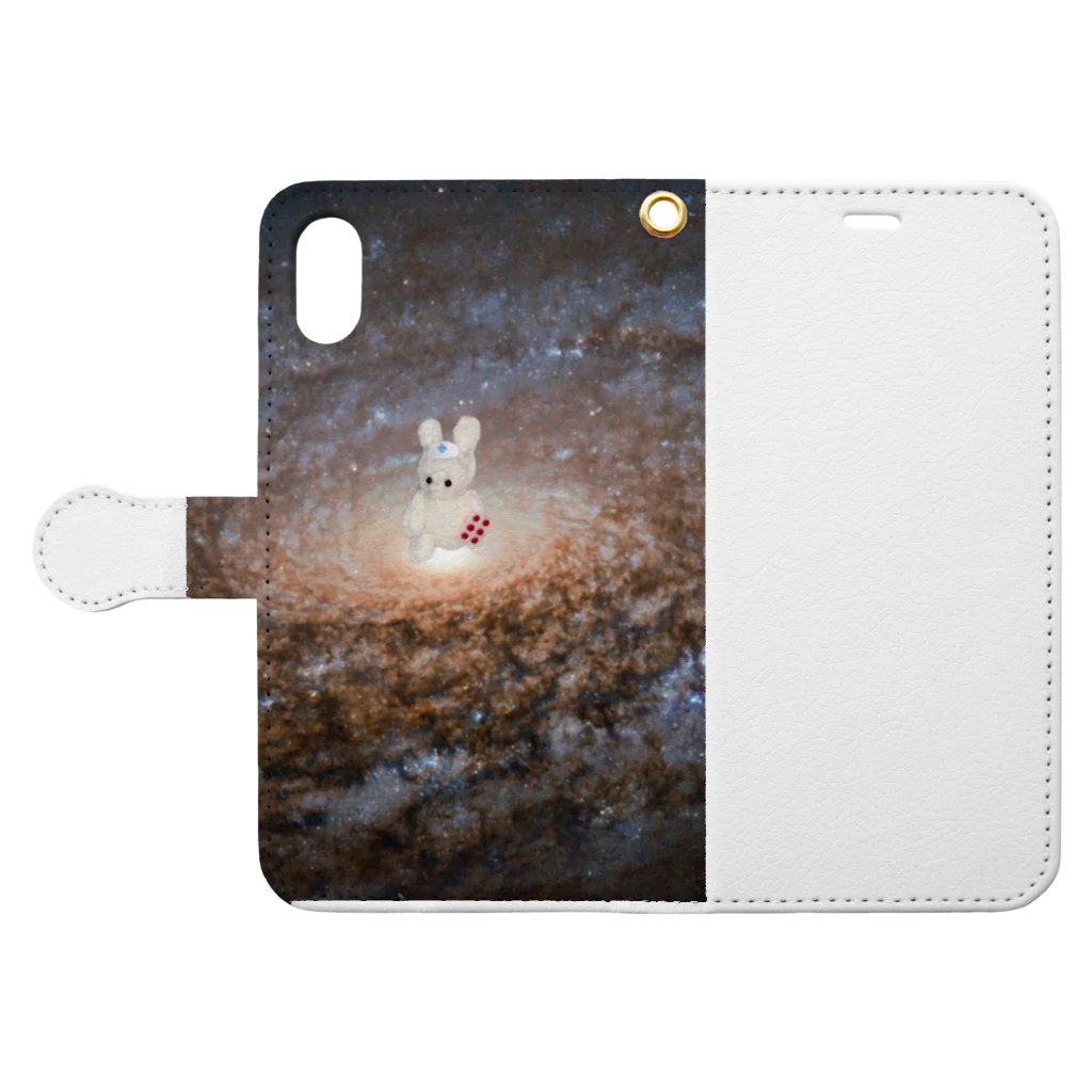 Tödliches Giftの宇宙のミミ美 Book-Style Smartphone Case:Opened (outside)