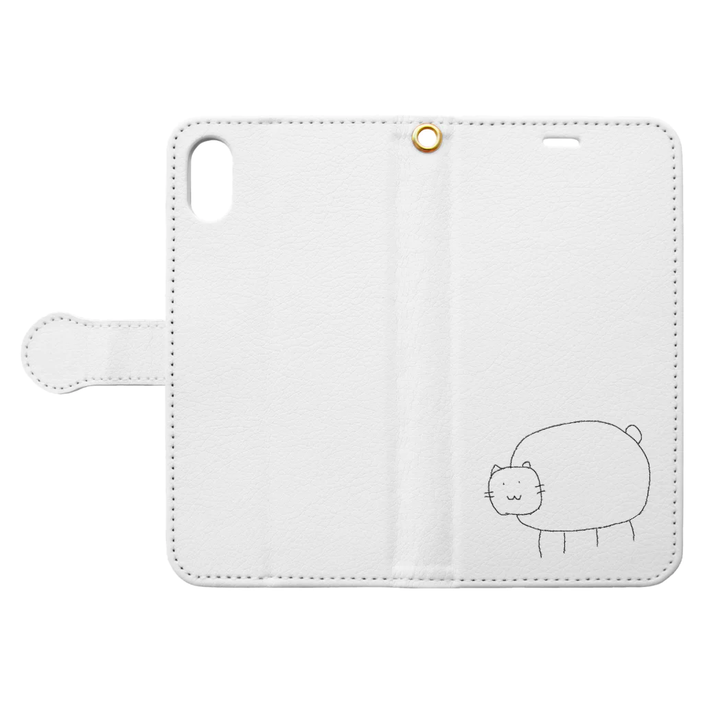 フレデリカのねことジョナサン Book-Style Smartphone Case:Opened (outside)