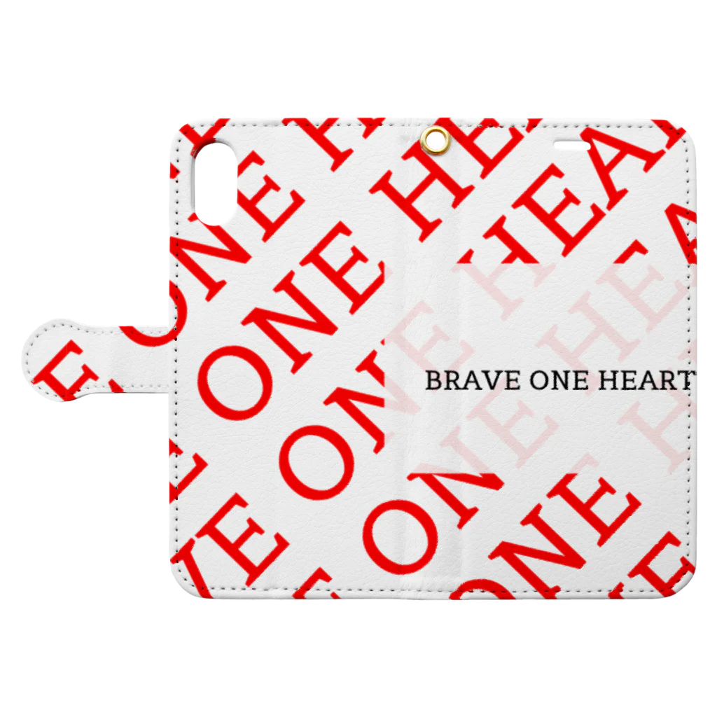 braveのbrave Book-Style Smartphone Case:Opened (outside)