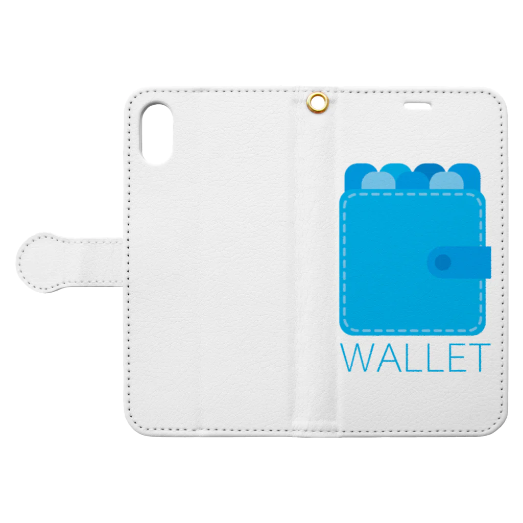 愚贅のWALLET Book-Style Smartphone Case:Opened (outside)