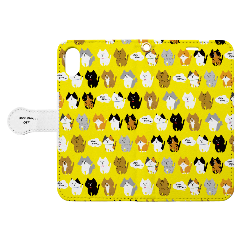 KURO's shopのSUNSUN... Book-Style Smartphone Case:Opened (outside)