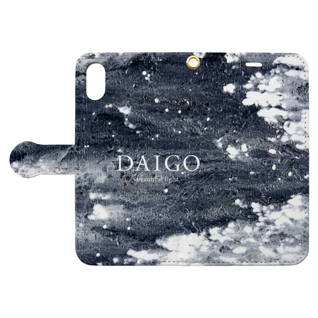DAIGO MIMURAの手帳型スマホケース#01 Book-Style Smartphone Case:Opened (outside)