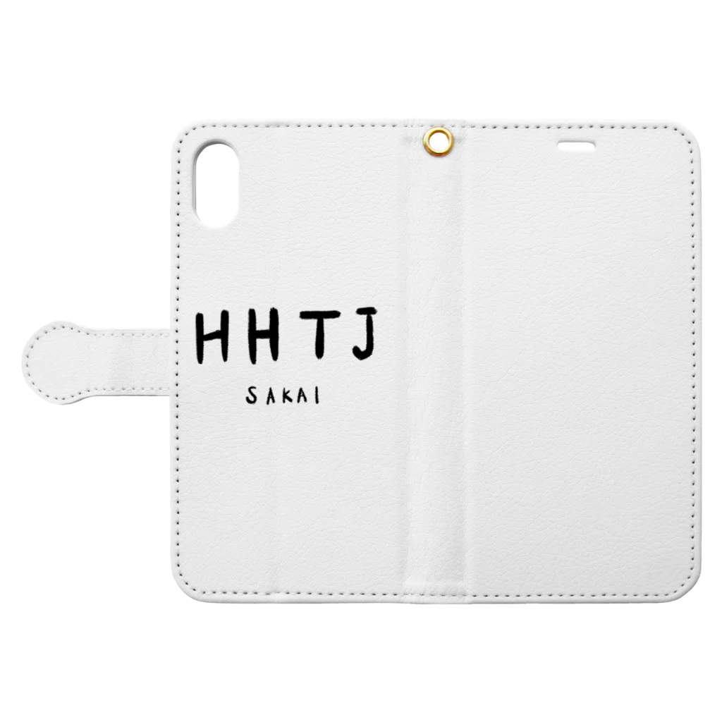 GRANNY LeAFのHagiharatenjin Book-Style Smartphone Case:Opened (outside)