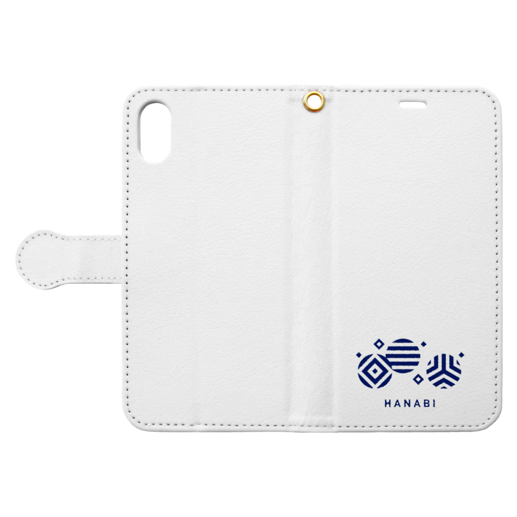 HANABI🌈のわがらHANABI（コルトア様専用） Book-Style Smartphone Case:Opened (outside)