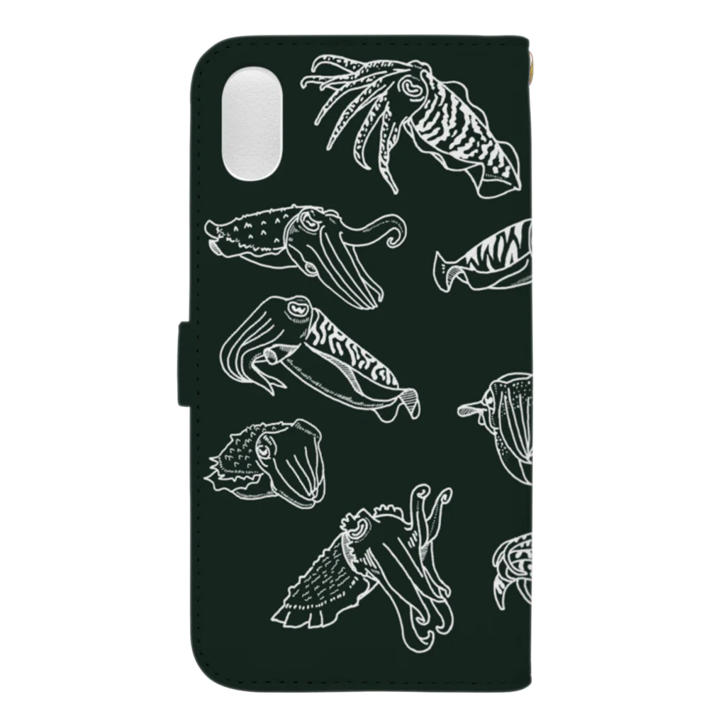 マズルノマのfor bro cuttlefish 2 Book-Style Smartphone Case :back