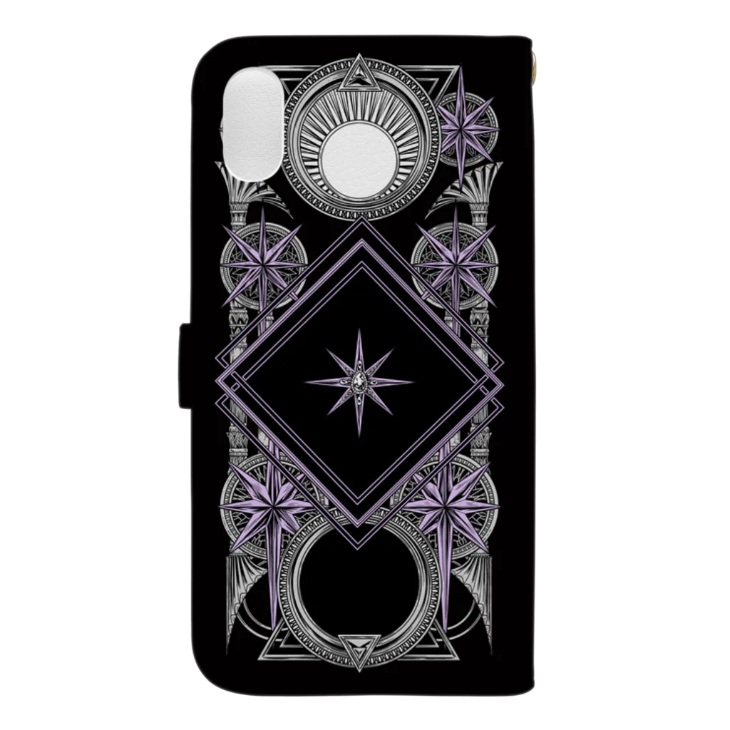 BLACKINKのTAROT - THE STAR. Black Book-Style Smartphone Case :back