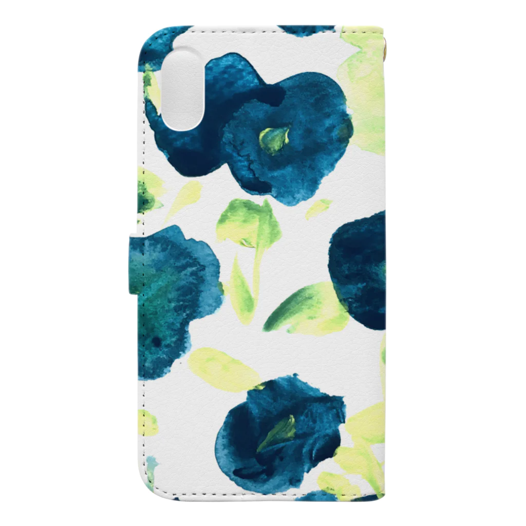 有村佳奈のART FASHION SHOPのflower Book-Style Smartphone Case :back