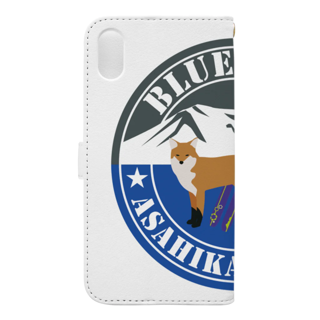 BLUECLIFFのASAHIKAWA BASE  Book-Style Smartphone Case :back