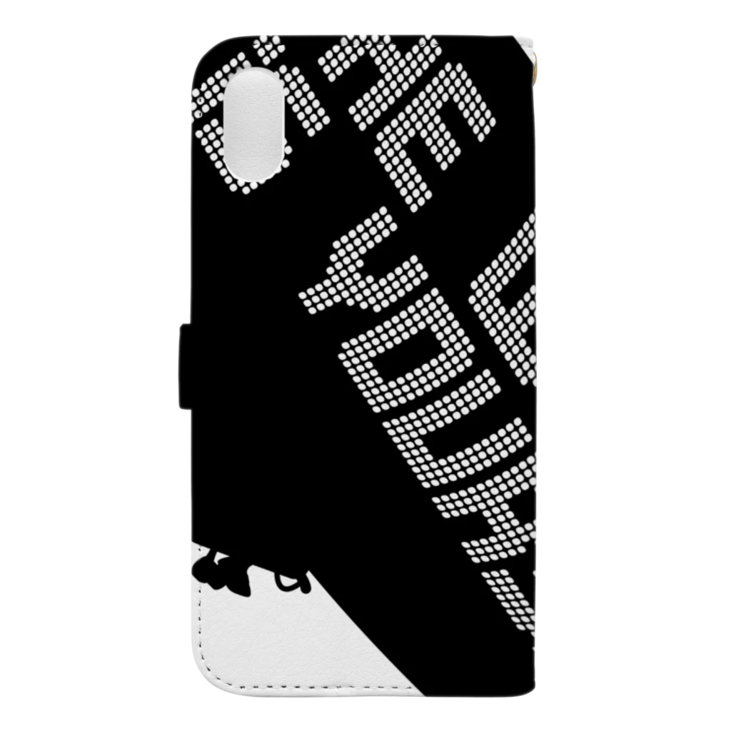 stereovisionのTHE WORLD IS YOURS…（飛行船のみvr） Book-Style Smartphone Case :back
