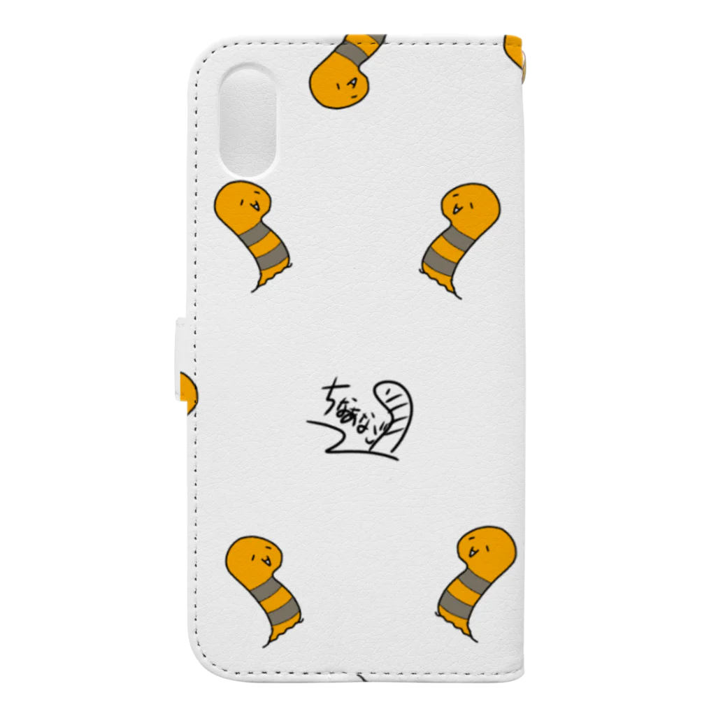 ちなあなご@オリジナルグッズ販売中のちなあなごくん Book-Style Smartphone Case :back