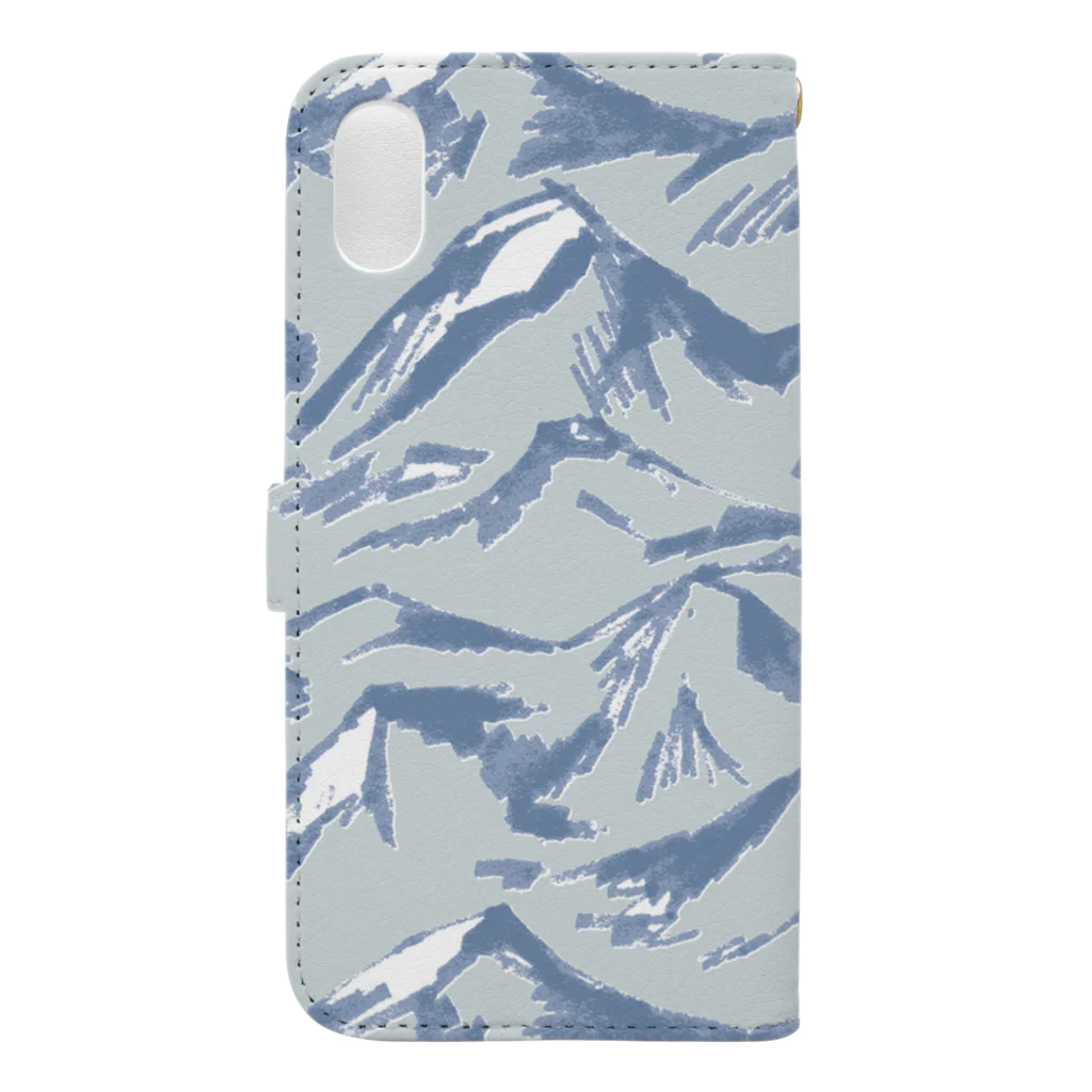 otsukiyumiのtateyama skyblue Book-Style Smartphone Case :back